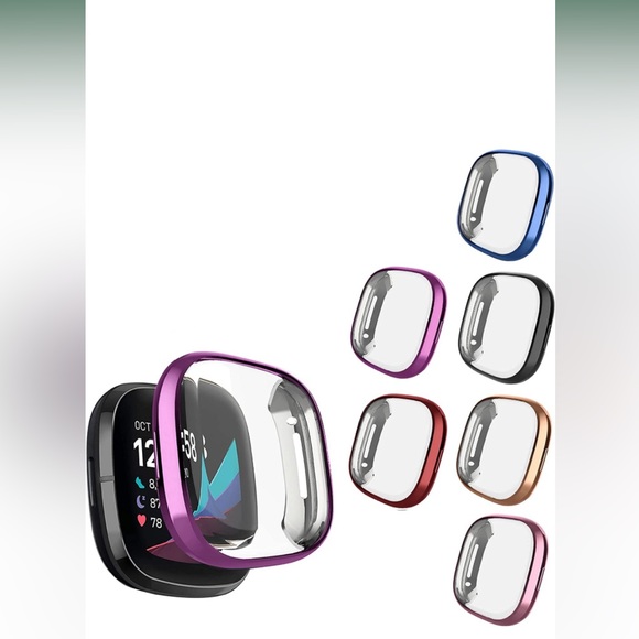 6 pack screen protector for the Fitbit versa 3 - Picture 2 of 2